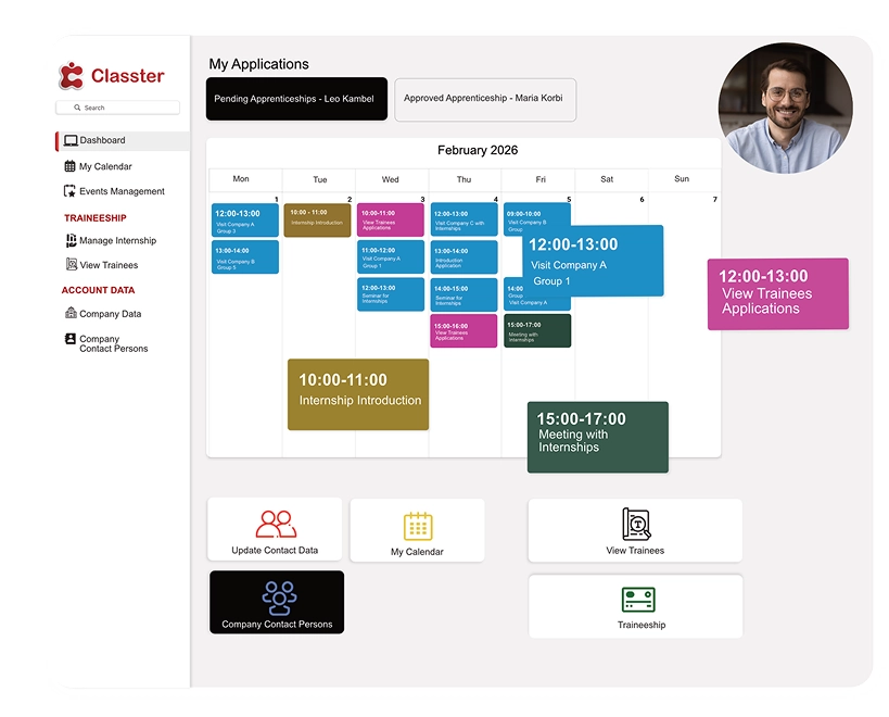 Partner Employer Portal Mockup