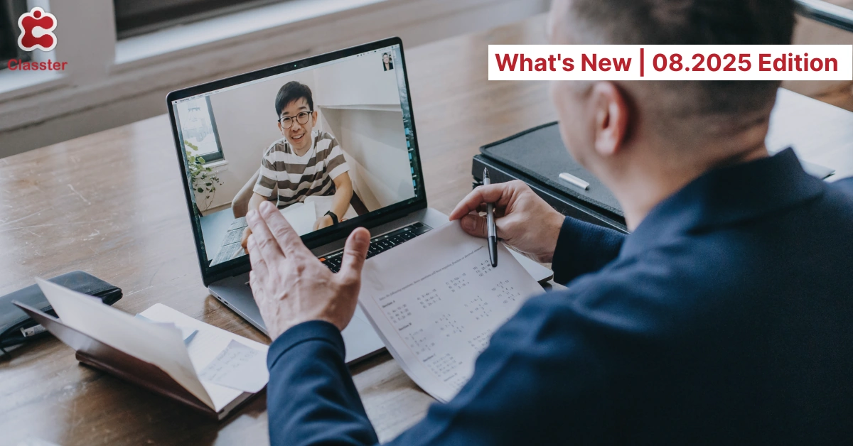 classter product updates august